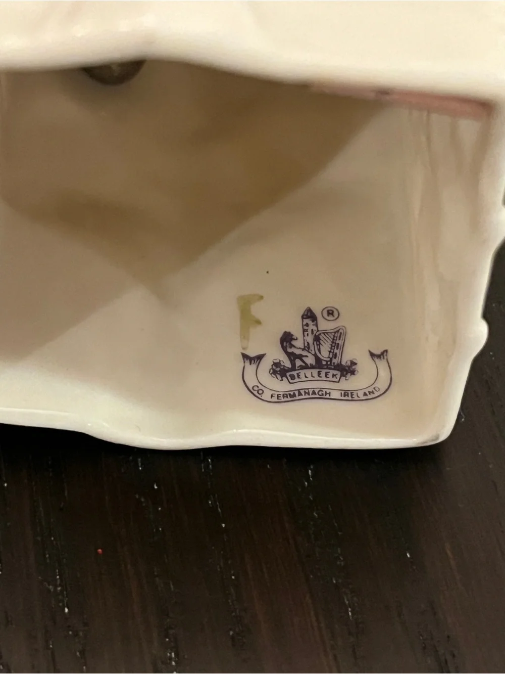 Belleek Georgian House Christmas Bell Ornament